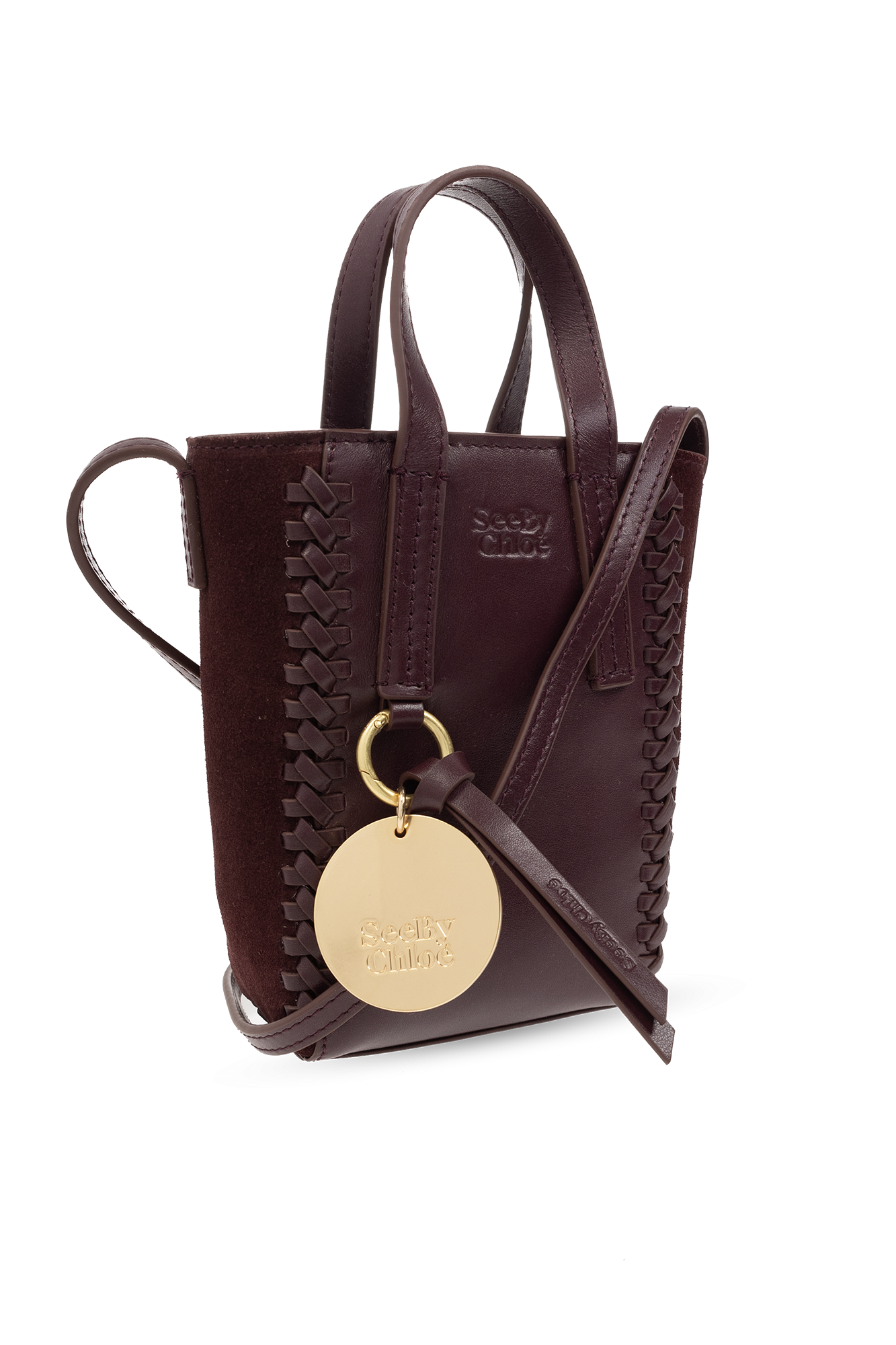 ★DE MERIEL★ Tilda Flap Bag Mini Silver TILDA BAG Tilda mini shoulder bag - SEE BY CHLOE - LIGHT GREY - Bongénie